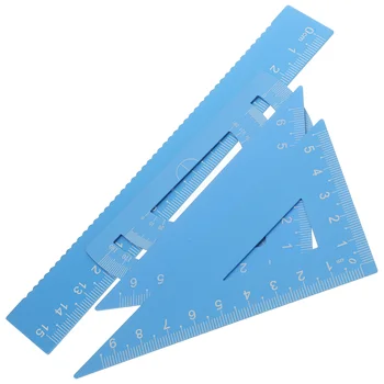 Гама на инструментите за рисуване Прецизен Транспортир За измерване на метални Задължителен Офис Триъгълник
