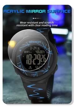 На BIANA Нови спортни часовници, мъжки часовници, най-добрата марка луксозни часовници, Водоустойчиви led електронни цифрови мъжки часовник Relogio Masculino 2023