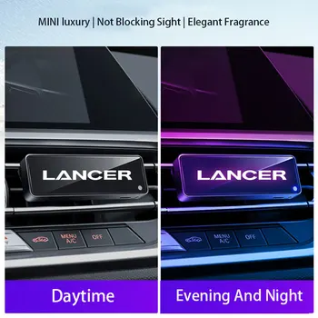 Воздуховыпускной тръбен накрайник на автомобила ароматерапевтические парфюми светещи цветни led с лампа за Mitsubishi Lancer Аксесоари за стайлинг на автомобили