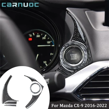 Ляв-Десен Тампон за измерване на скоростта За Mazda CX-9 2016-2022 Стикери От карбон Декоративни Аксесоари За Интериора на Колата