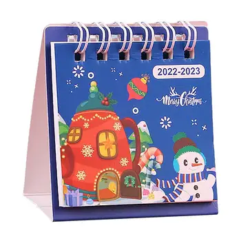Cartoony настолен календар Fidget Advent Calendar От август До декември 2022 2023 Перфектната малка маса за Коледа и Нова година