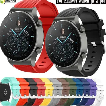 22 Мм Силикон Гривна Каишка За Часовник Huawei Watch GT 2 pro 46 мм GT3 Honor Magic Watch 2 46 мм Взаимозаменяеми Каишка Каишка за Китката
