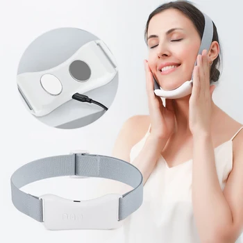 EMS V-Face Beauty Device Интелигентни Електрически Масажор За Формиране на V-Образна Форма на Лицето, Лифтинг на Лице За Премахване на Двойна Брадичка, Стягане на Кожата