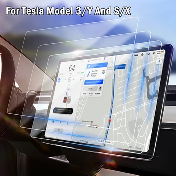 Автомобилна Навигационна Защитно Фолио Със Сензорен Екран За Tesla Model 3/Y И Tesla Model S/X Center Control Navigation Film Аксесоари