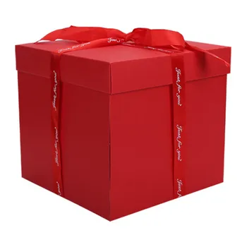 Креативната кутия с изненада-взрив Подарък кутия ръчна изработка с изненада-взрив на рожден Ден, годишнината на Деня на Свети Валентин