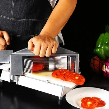 Нож за домати от стоманена сплав, Кухненски Слайсер за домати