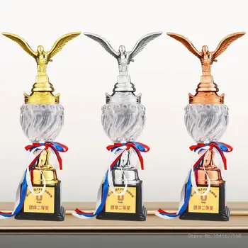 Метална статуетка във формата на гълъб, изработени по поръчка от злато, сребро, бронз, Отлични премия за сувенири, декорация за дома, универсален трофей, 41 cm, 1бр