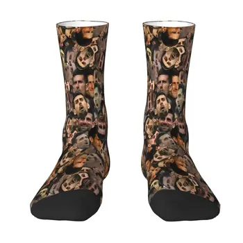 Новак Джокович Тенис чорап с шарките на лицето Мъжки Чорапи Дамски Чорапи от полиестер Адаптивни хип-хоп