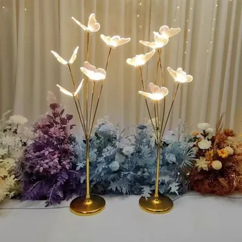 Сватбени декоративни фенери Road Lead Предложение за парти в залата на Креативна лампа за сватбен декор под формата на светещи пеперуди