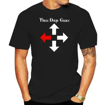 Лого албум на Three Days Grace Аутсайдерът Размер ризи Roband MenBlat От S до 3Xl