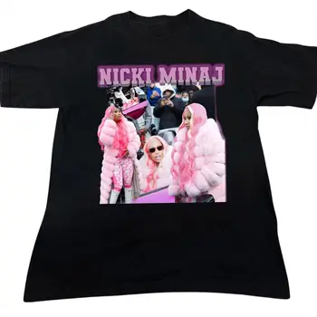 Маркова тениска Nicki Minaj в стил кънтри унисекс S-235XL с дълги ръкави 2DS135