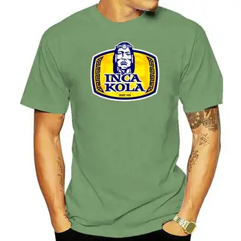 Лого Inca Kola Перу Безалкохолна напитка Златна сода Ретро Винтидж Тениска Унисекс 1524 Тениска на горно облекло Потници
