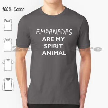 Empanadas Are My Spirit Animal Тениска от 100% памук, За Мъже И Жени С Индивидуален Модел Cz Canal Zone Panama Zonian Empanadas Spirit