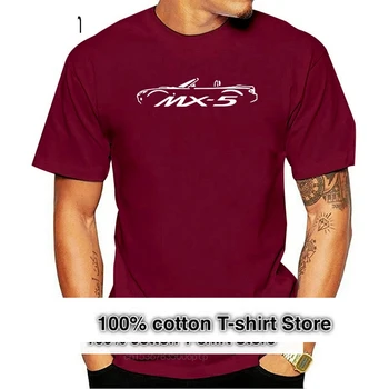Тениска Mx 5 Mx5 Mk3 Roadster Car, Забавна мъжки памучен тениска с къс ръкав и кръгло деколте, готини тениски, потници 031805