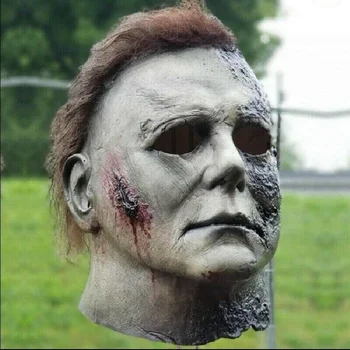Маска Майкъл Майърс филм от 1978 година за Хэллоуине, Латексова маска, Реалистична маска на ужас, Отвратителна маска за cosplay, маска за костюмированной партита.