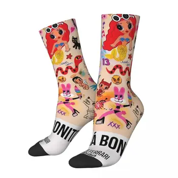 Lord Sera Bonito KAROL G Зимни чорапи за унисекс улиците на Happy Socks в уличном стил Crazy Sock