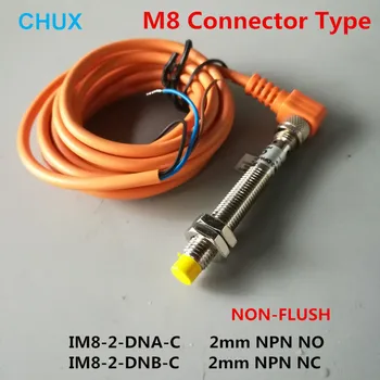 Конектор сензор CHUX M8 Разстояние за откриване на 2 мм NPN NO NC DC 3 тел Китайски датчици за приближение